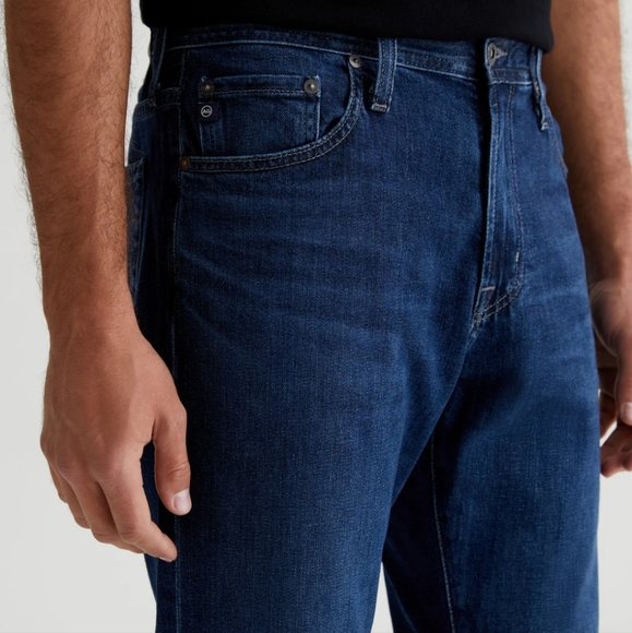 AG Adriano Goldschmied Everett SLIM STRAIGHT Blue Jeans Size 40 x 34 - Picture 3 of 11